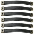 Lotatory 6pcs Leather Pull Handles Dresser Handles Drawer Pulls