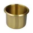 thumbnail image 1 of Lotatory Cup Holder Copper Cup Drinks Holder RV Boat Recessed Drop in Cup Holder, 1 of 10