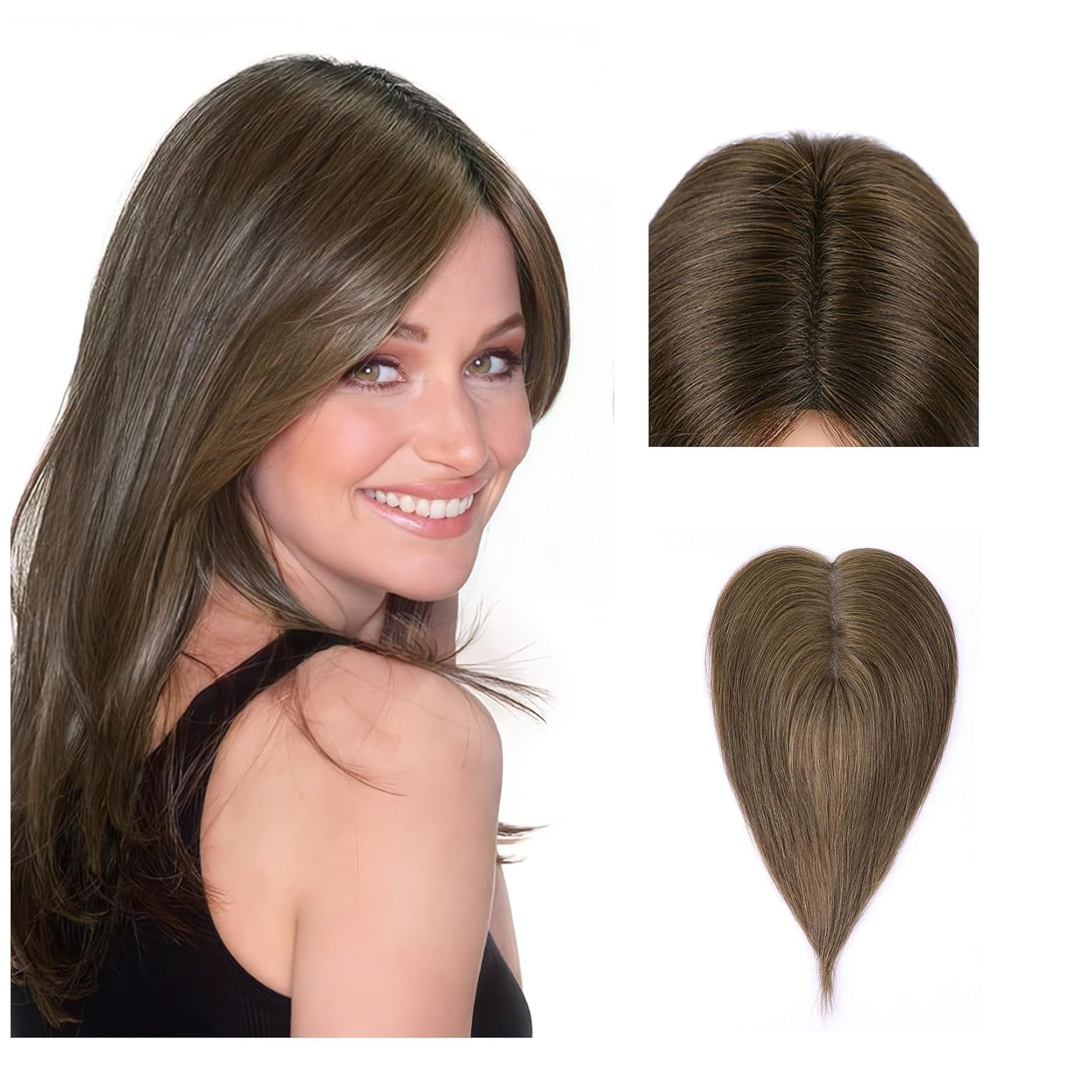 Human Hair Toppers | Hair toppers, Human hair, Hairstyles for thin hair Hair toppers near me