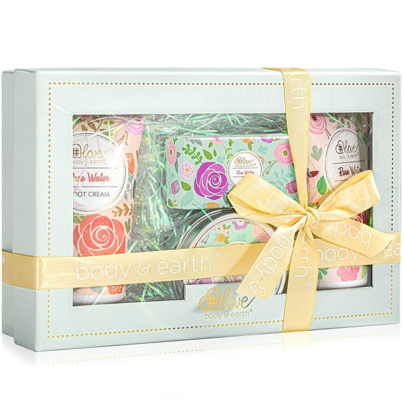 Lotion Gift Sets for Women, Mothers Day Rose Water Body Care Gift Ideas for Her Holiday Beauty Birthday
