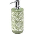 thumbnail image 1 of - Lotion Pump/Soap Dispenser, Resin Countertop Accessories, Guest Bathroom Essentials (Stratford Collection, Green), 1 of 3