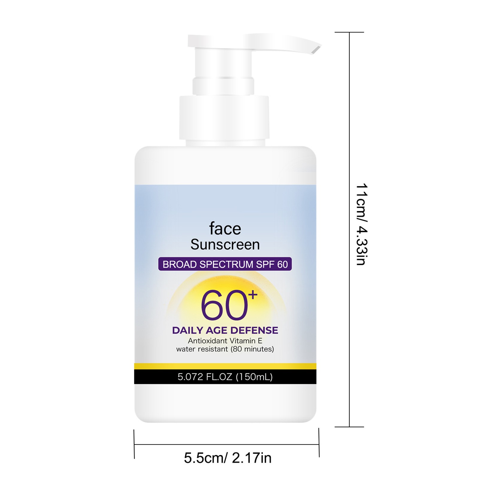 Lotion Sunscreen, Facial Protective Moisturizing Isolating Whitens