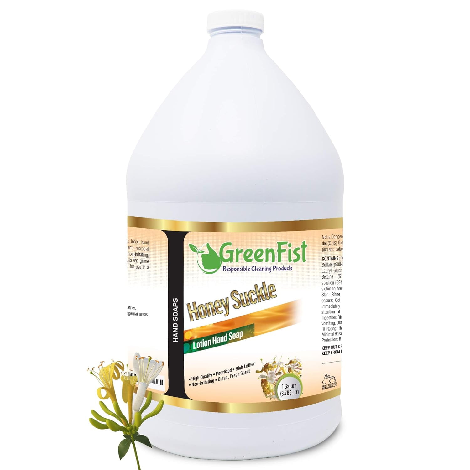 Lotionized Hand Soap [ Liquid Gel Refill ] Made in USA, 128 Ounce (1 Gallon) (Honey Suckle)