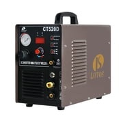 LOTOS CT520D 3-in-1 Combo Welding Machine, 50 Amp Plasma Cutter, 200 Amp TIG Welder, DC Stick Welder, 1/2 Inch Clean Cut, 110V/220V Dual Voltage