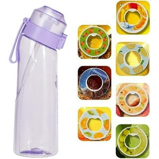 Hmess Air Up Flavored Water Bottle Scent Water Cup Flavored Sports Water  Bottle For Outdoor Fitness-Pink and 3 Pods