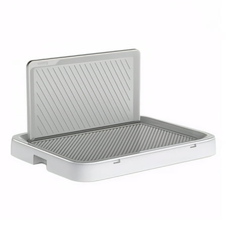 Lotpreco Dog Potty Tray Anti-splash Training Pee Pad Holder with Pee Wall for Puppy Dog