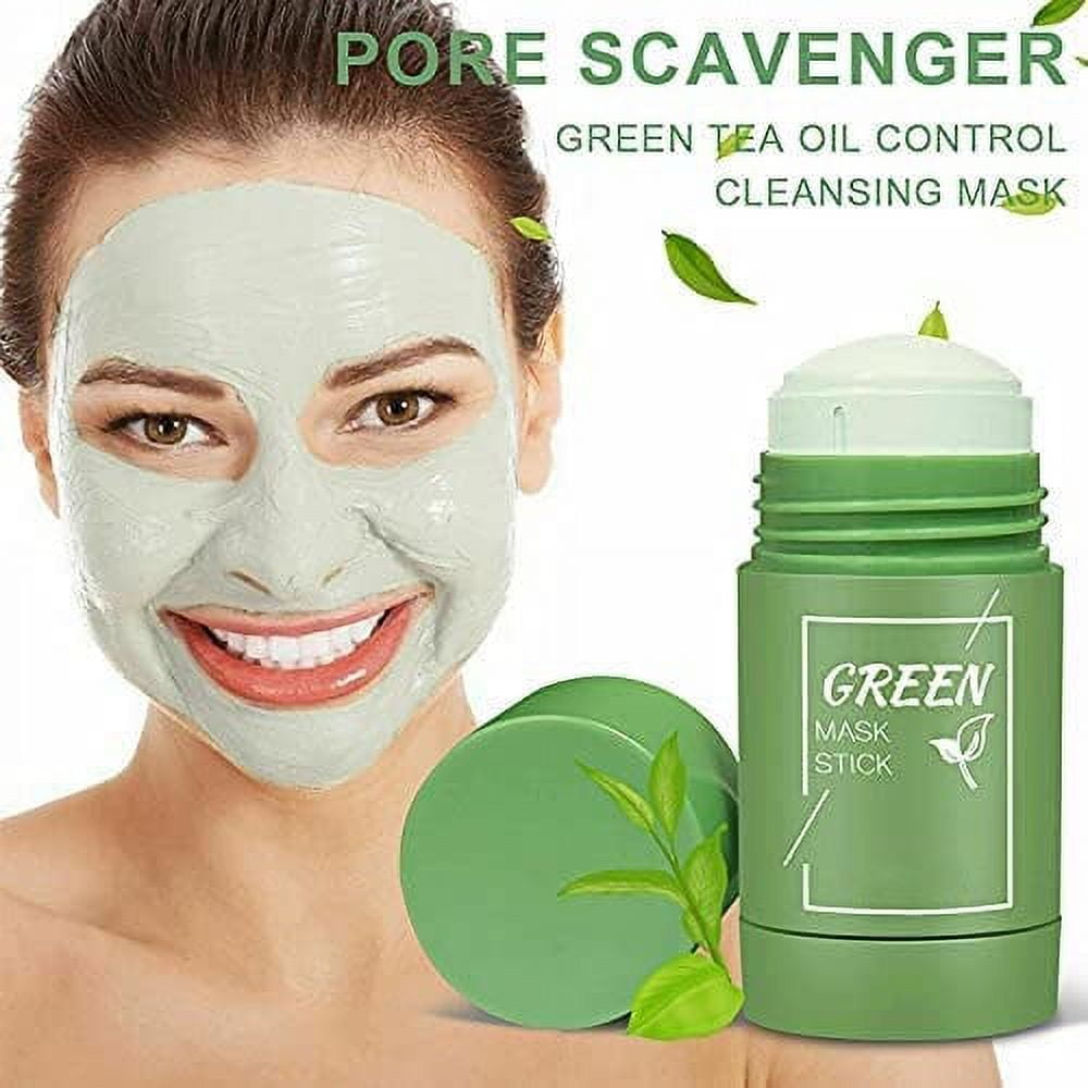 Lotpreco Green Mask Stick for Face, Blackhead Remover with Green Tea