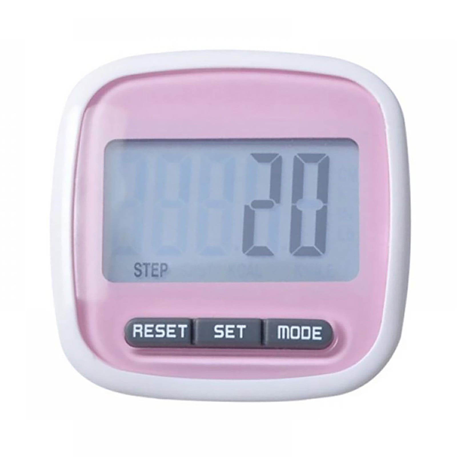 Digital Pedometer - Clip-On Step Counter With Large Display For Walking & Fitness