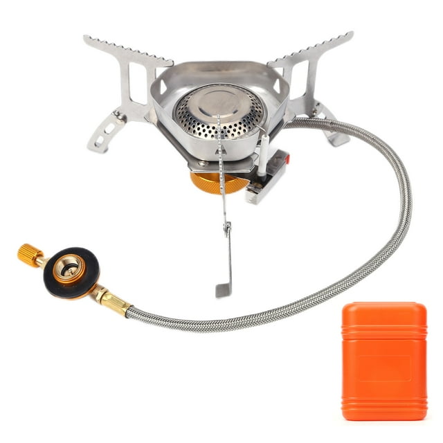 Lotpreco Portable Camping Stoves Backpacking Stove with Piezo Ignition