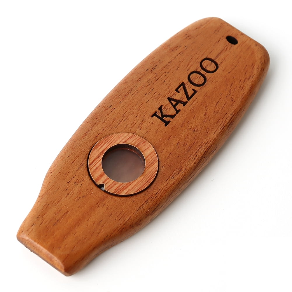 Lotpreco Wood KAZOO with Five Membrane Flute Diaphragm Mouth Kazoos