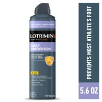Lotrimin AF Athlete's Foot Daily Prevention Deodorant Powder Spray, 5.6 Ounce