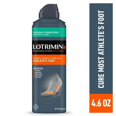 Lotrimin AF Athlete's Foot Deodorant Powder Spray, 4.6 Ounce Spray Can
