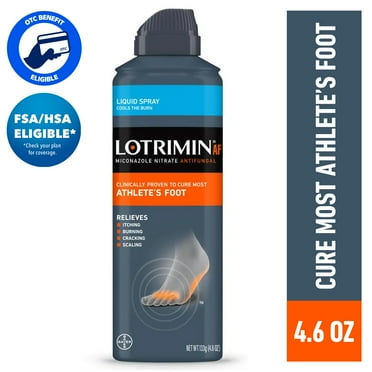 Lotrimin AF Athlete's Foot Liquid Spray, 4.6 Ounce Spray Can