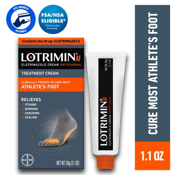 Lotrimin® AF Athlete's Foot Antifungal Cream, 30G Tube
