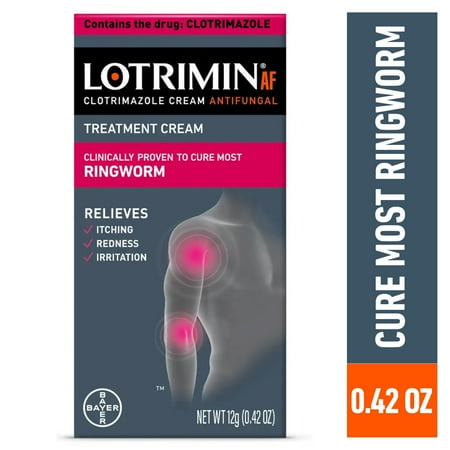 Lotrimin Ringworm Treatment Antifungal Cream, 12 g