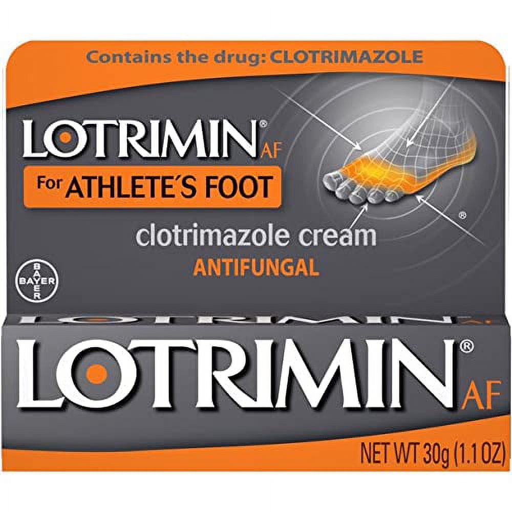 Lotrimin AF Cream for Athlete's Foot, Clotrimazole 1 Antifungal