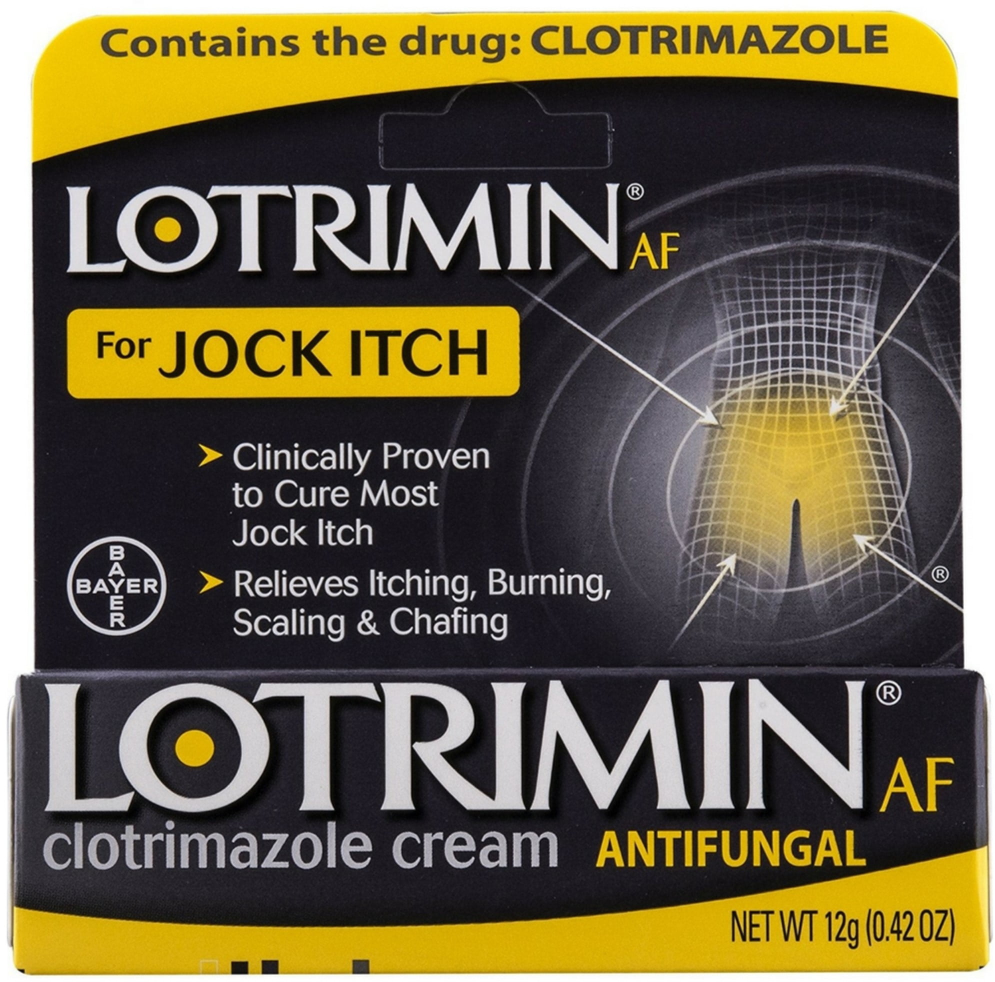 Lotrimin AF Jock Itch Antifungal Cream 0.42 oz 
