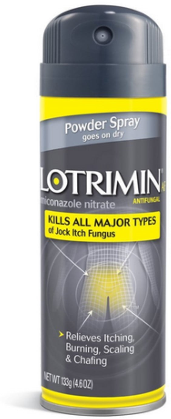 Lotrimin AF Jock Itch Powder Spray 4.60 oz (Pack of 2)