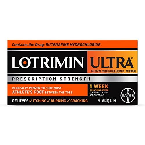 Lotrimin Ultra 1 Week Athlete's Foot Treatment Antifungal Cream with