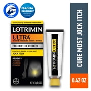 Lotrimin Ultra Extra Strength Jock Itch Antifungal Treatment Cream, 12G Tube