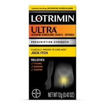 Lotrimin Ultra Extra Strength Jock Itch Antifungal Treatment Cream, 12G Tube