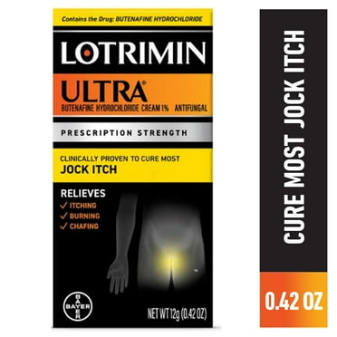 Lotrimin Ultra Extra Strength Jock Itch Antifungal Treatment Cream, 12G Tube