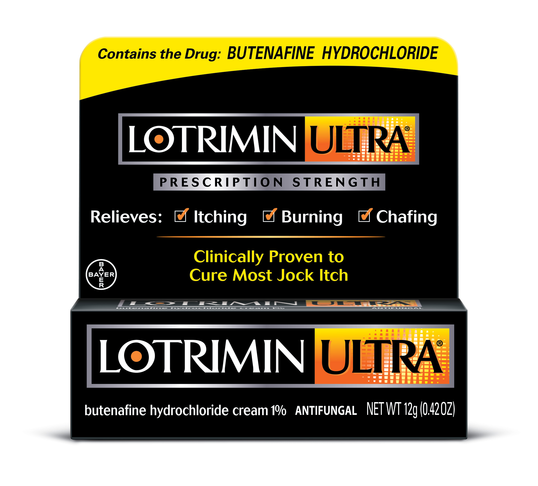 Lotrimin Ultra Extra Strength Jock Itch Treatment Cream, 0.42 oz Tube - image 1 of 9