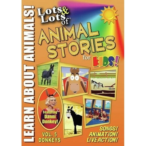 Lots & Lots Of Animal Stories For Kids V5 Donkeys & Mules (DVD), Marshall Publishing, Kids & Family