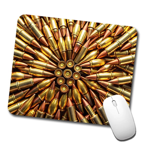 Lots Of Bullets Pattern Mouse Pad Low Profile Gaming Mat