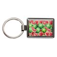 thumbnail image 1 of Lots Of Watermelons Metal Rectangle Keychain, 1 of 7