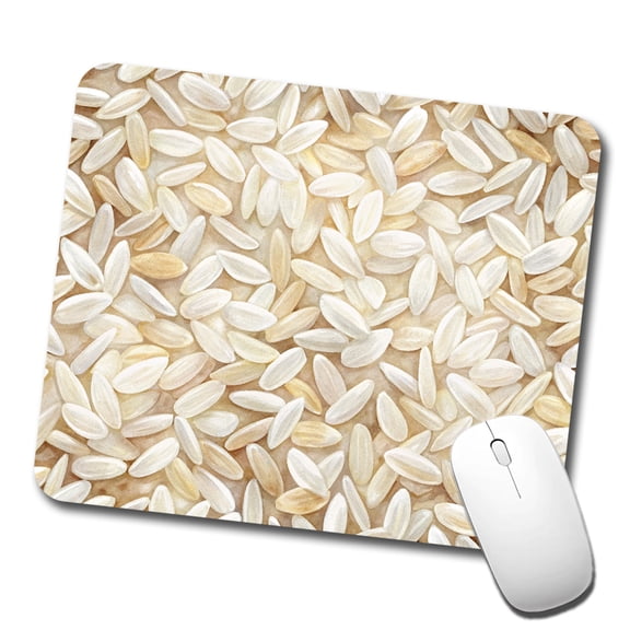 Lots Of White Rice Mouse Pad Low Profile Gaming Mat