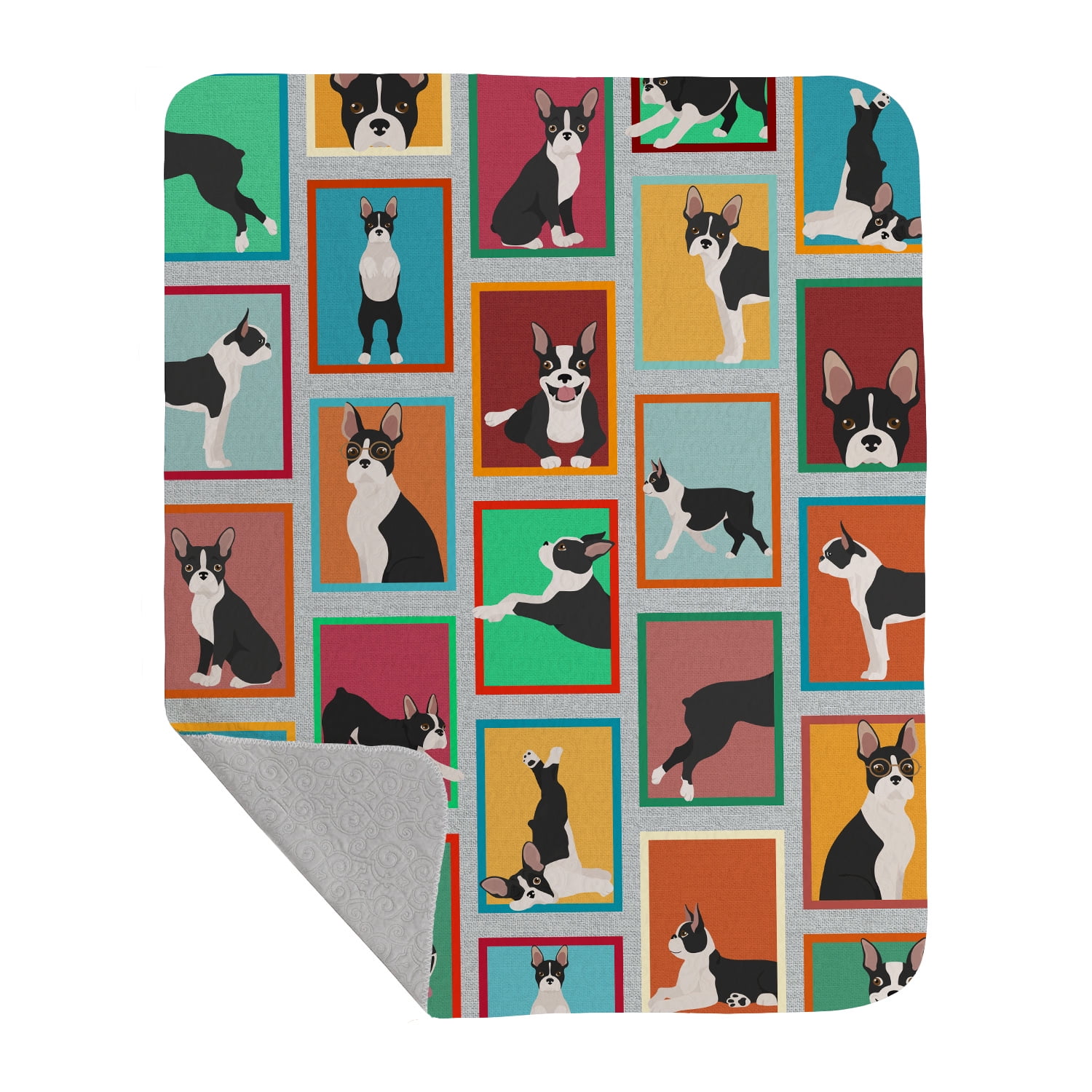 Boston terrier blanket walmart sales