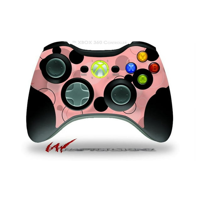 Lots of Dots Pink on Pink - Decal Style Skin fits Microsoft XBOX 360 Wireless Controller (CONTROLLER NOT INCLUDED)