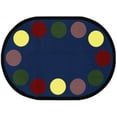 thumbnail image 1 of Lots of Dots Rug - Earthtone - 5 ft. 4 in. x 7 ft. 8 in., 1 of 1