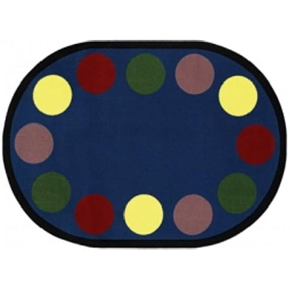 Lots of Dots Rug - Earthtone - 5 ft. 4 in. x 7 ft. 8 in.