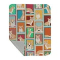 thumbnail image 1 of Lots of Fawn Cardigan Corgi Quilted Blanket 50x60 50 in x 60 in, 1 of 5