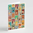 thumbnail image 1 of Lots of Fawn French Bulldog Greeting Cards and Envelopes Pack of 8 7 in x 5 in, 1 of 3