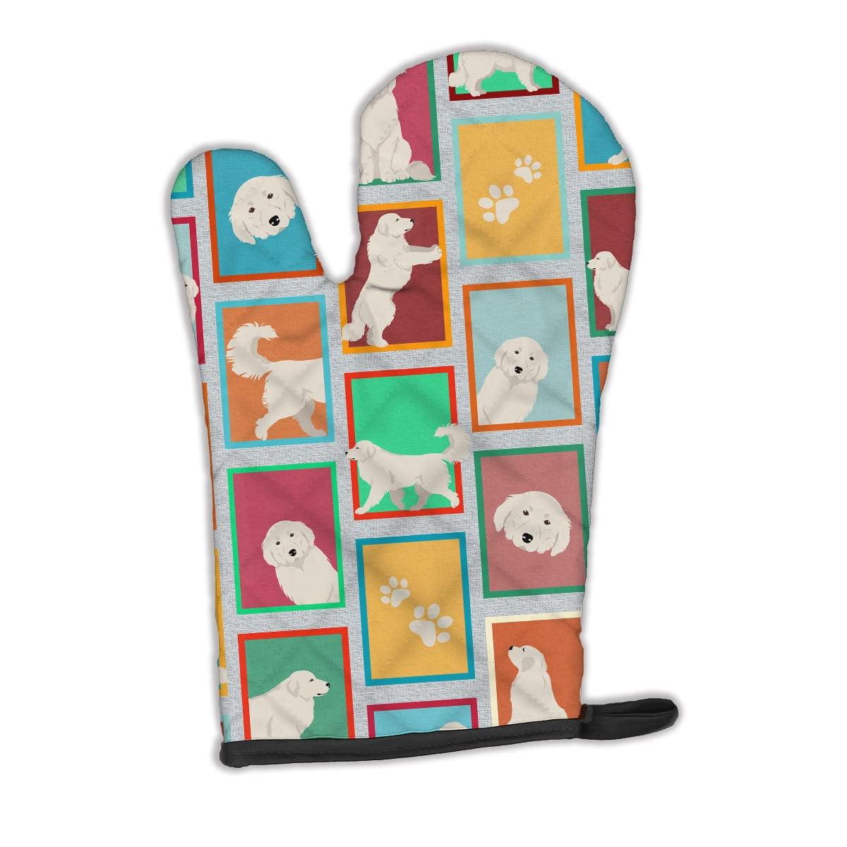 Lots of Great Pyrenees Oven Mitt 8.5 in x 12 in