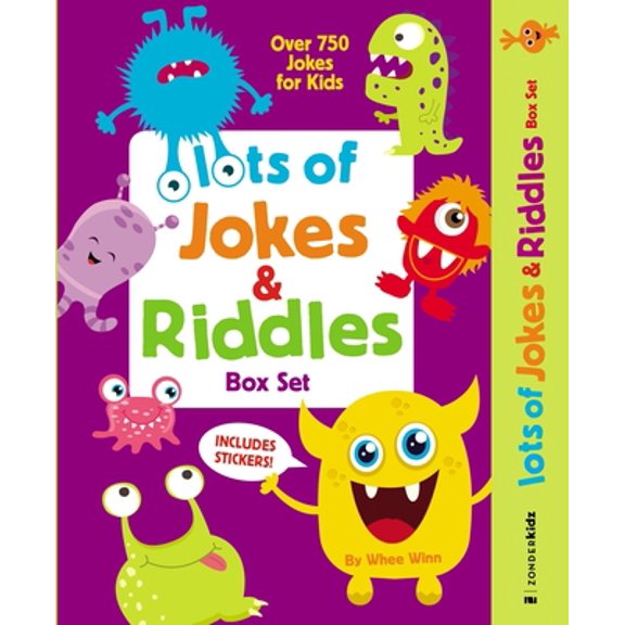 Pre-Owned Lots of Jokes and Riddles Box Set: A Collection of Laugh Out Loud Busy Books for Children with Over (Paperback) by Whee Winn