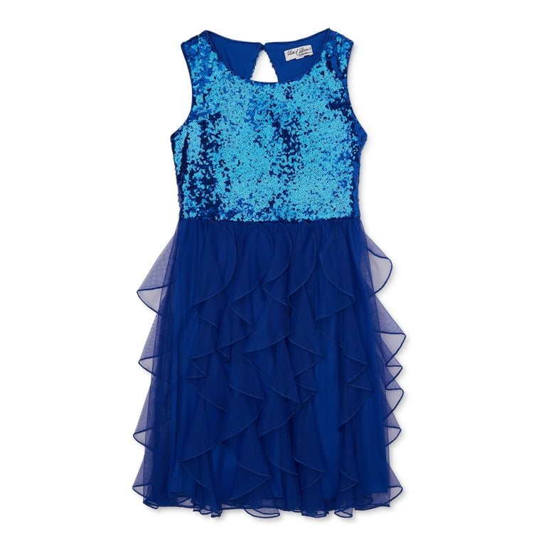 Lots of Love by Speechless Girls Sequin Corkscrew Dress, Sizes XS-XL