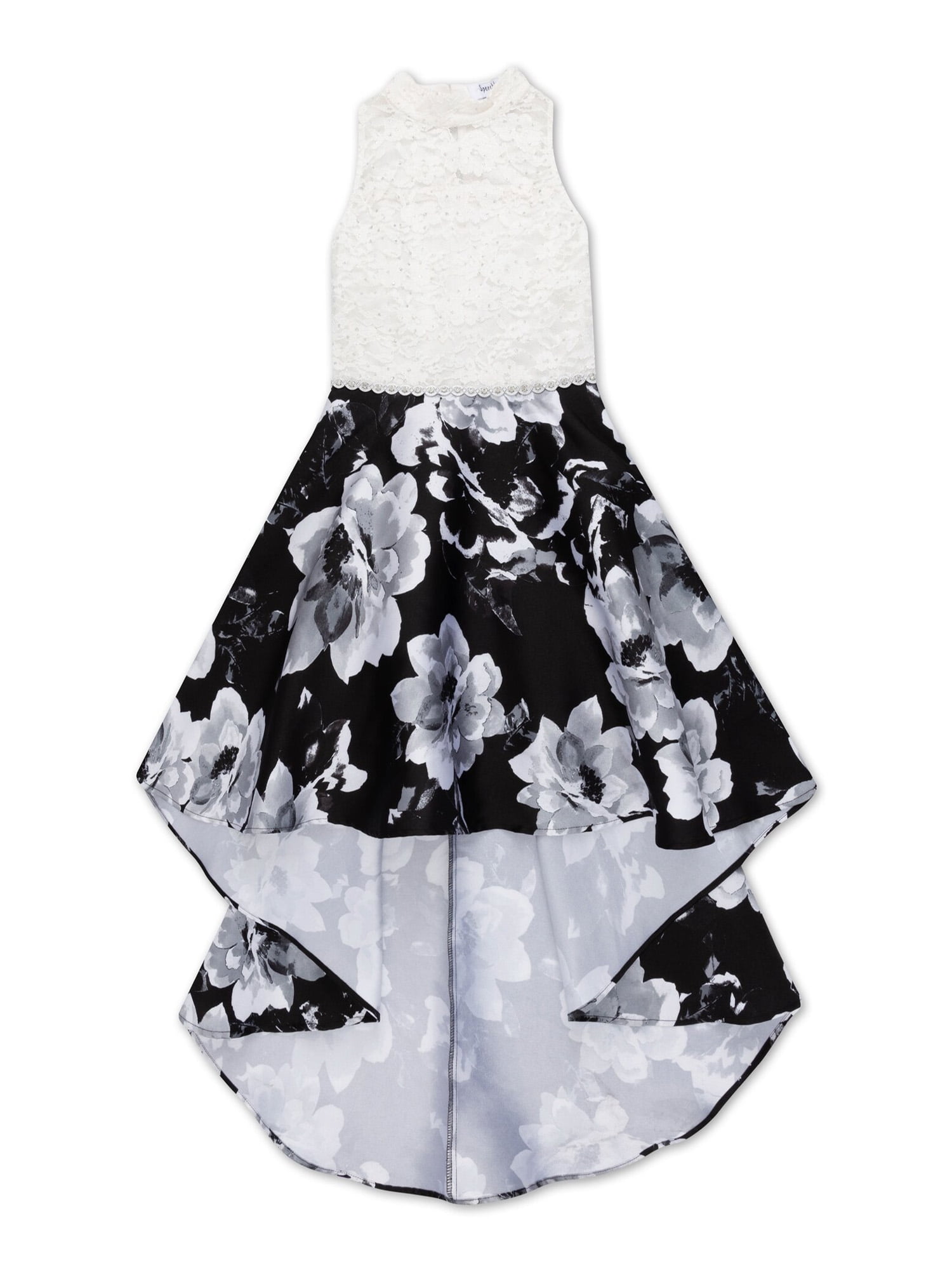 Lots of Love by Speechless Special Occasion Floral Hi Low Dress Sizes 7 16 Walmart