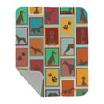 thumbnail image 1 of Lots of Red Doberman Pinscher Quilted Blanket 50x60, 1 of 5