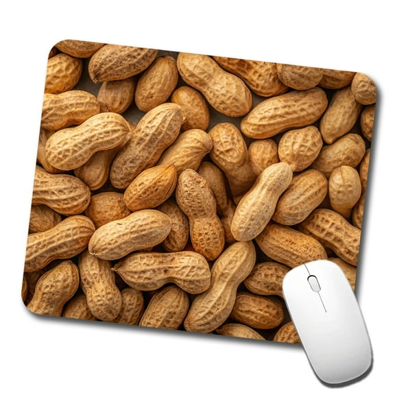 Lots of Roasted Peanuts in Their Shells Mouse Pad Low Profile Gaming Mat
