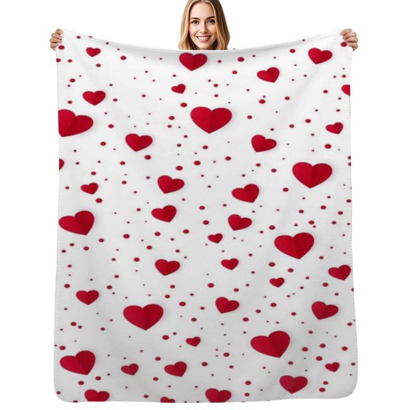 Lots of love Soft Blanket Travel Bedding Throws Flannel Bedspread Sofa Bed Cover
