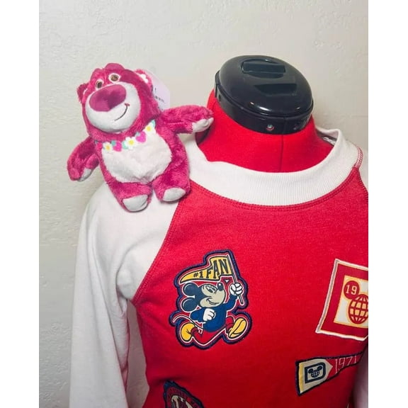 Lotso Bear Toy Story Magnetic Shoulder Pal Plush Kids Adult Accessory Custom