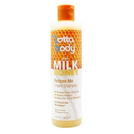 Lotta Body Restore Me Hair Shampoo, Milk and Honey, 10.1 Oz