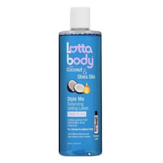 Lotta Body Texturizing Setting Lotion For Relax And Natural Hair 12 oz, 6 Pack