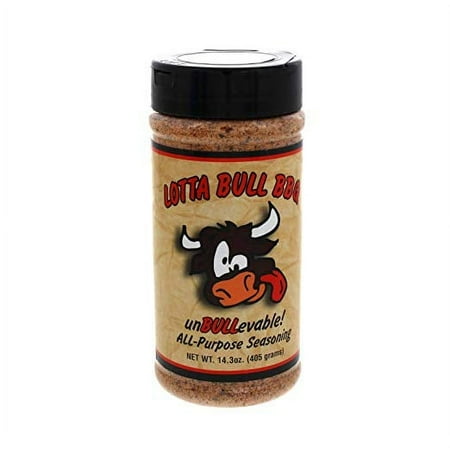 Lotta Bull BBQ UnBULLevable All-Purpose Seasoning Rub Award-Winning 13.76 Oz