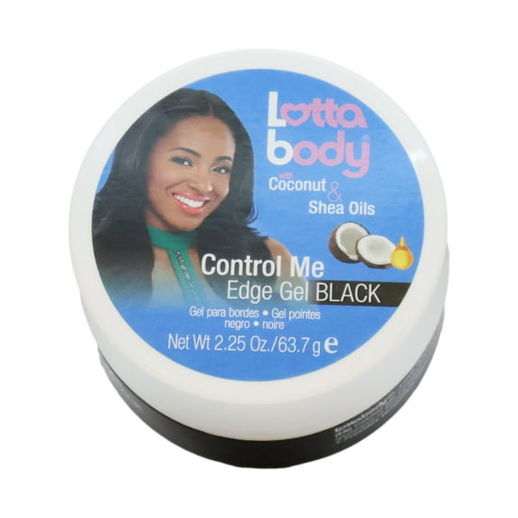 Lottabody Coco & Shea Control Me Edge Gel Black 2.25 Oz., Pack of 6