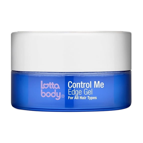 Lottabody Control Me 24 Hour Edge Gel Black with Coconut and Shea Oils, 2.25 Oz